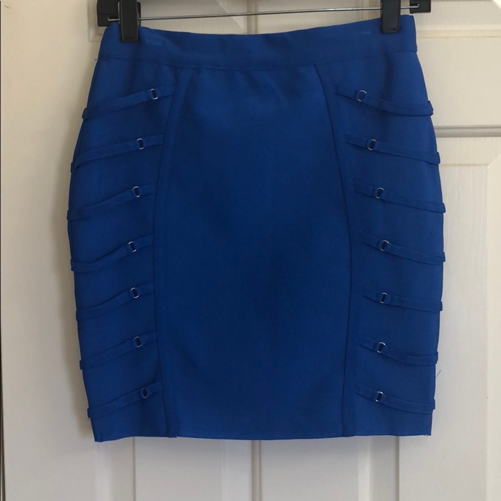 💙Blue Bandage Mini Skirt